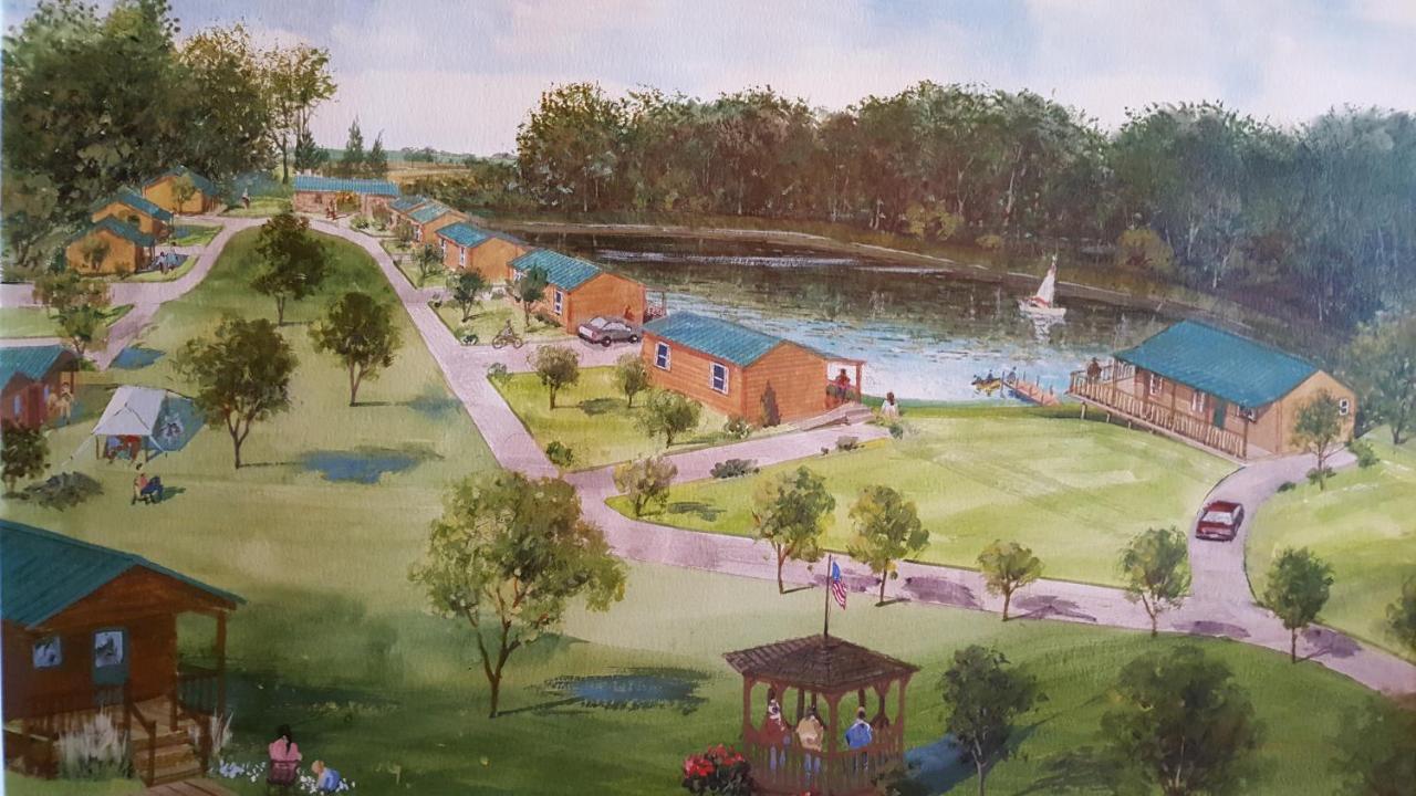 Country Cabins Hotel Chariton Bagian luar foto